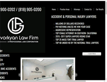 Tablet Screenshot of gevorkyanlaw.com